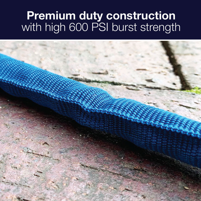 1/2 in. x 25 ft. FlexLite Premium Lightweight Fabric Hose with Dual Large Swivel Couplings