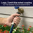 5/8 in. x 50 ft. Heavy Duty Garden Hose with 8-Pattern Thumb Control Mini Wand Set (2-Pack)