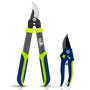 15 in. Comfi-Grip Mini Bypass Lopper & 8 in. Resin Pruner Set (2-Pack)