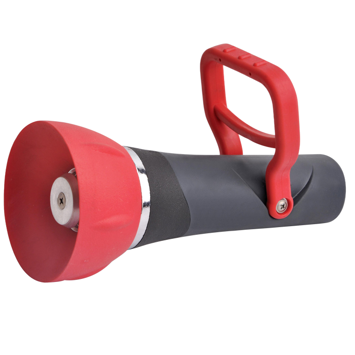 PRO Metal Fireman Style Adjustable Nozzle with Flow Through Design