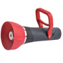 PRO Metal Fireman Style Adjustable Nozzle with Flow Through Design