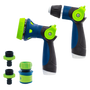 Thumb Control 8-Pattern and Adjustable Nozzle with Quick Connects (5-Pack)