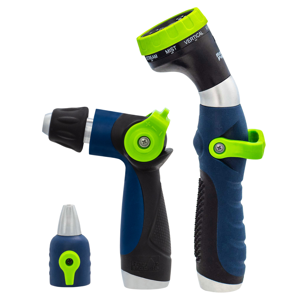 Thumb Control Deluxe 8-Pattern and Adjustable Nozzle with Cleaning Nozzle (3-Pack)