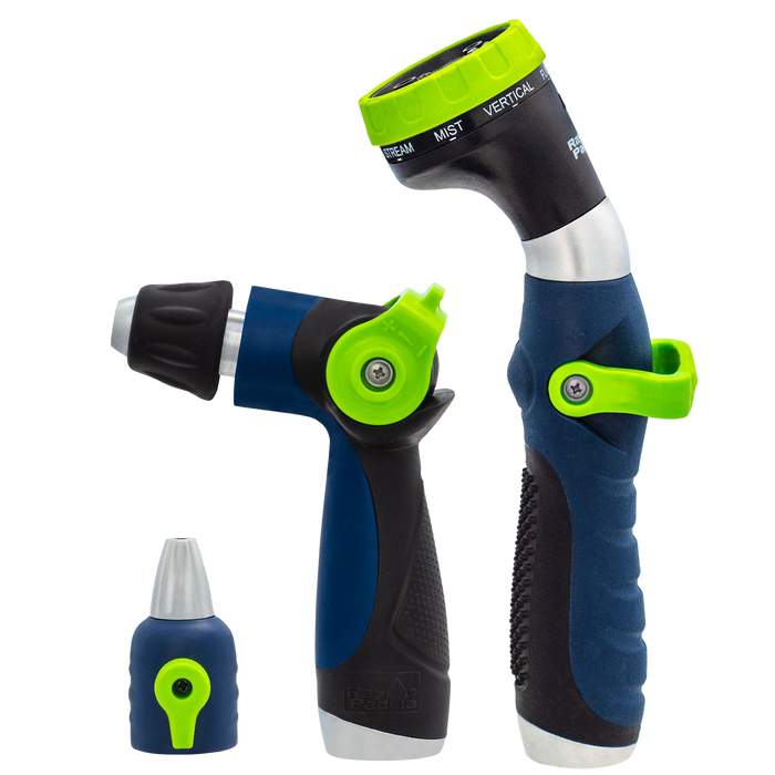 Thumb Control Deluxe 8-Pattern and Adjustable Nozzle with Cleaning Nozzle (3-Pack)