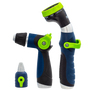 Thumb Control Deluxe 8-Pattern and Adjustable Nozzle with Cleaning Nozzle (3-Pack)