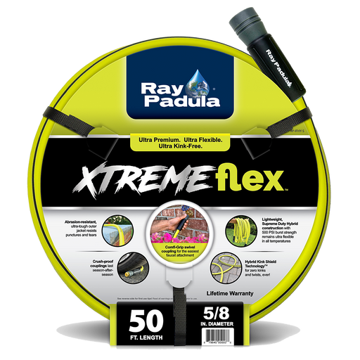5/8 in. x 50 ft. XtremeFlex Hybrid Polymer Kink Free Ultra-Flexible Garden Hose with Large Swivel Coupling