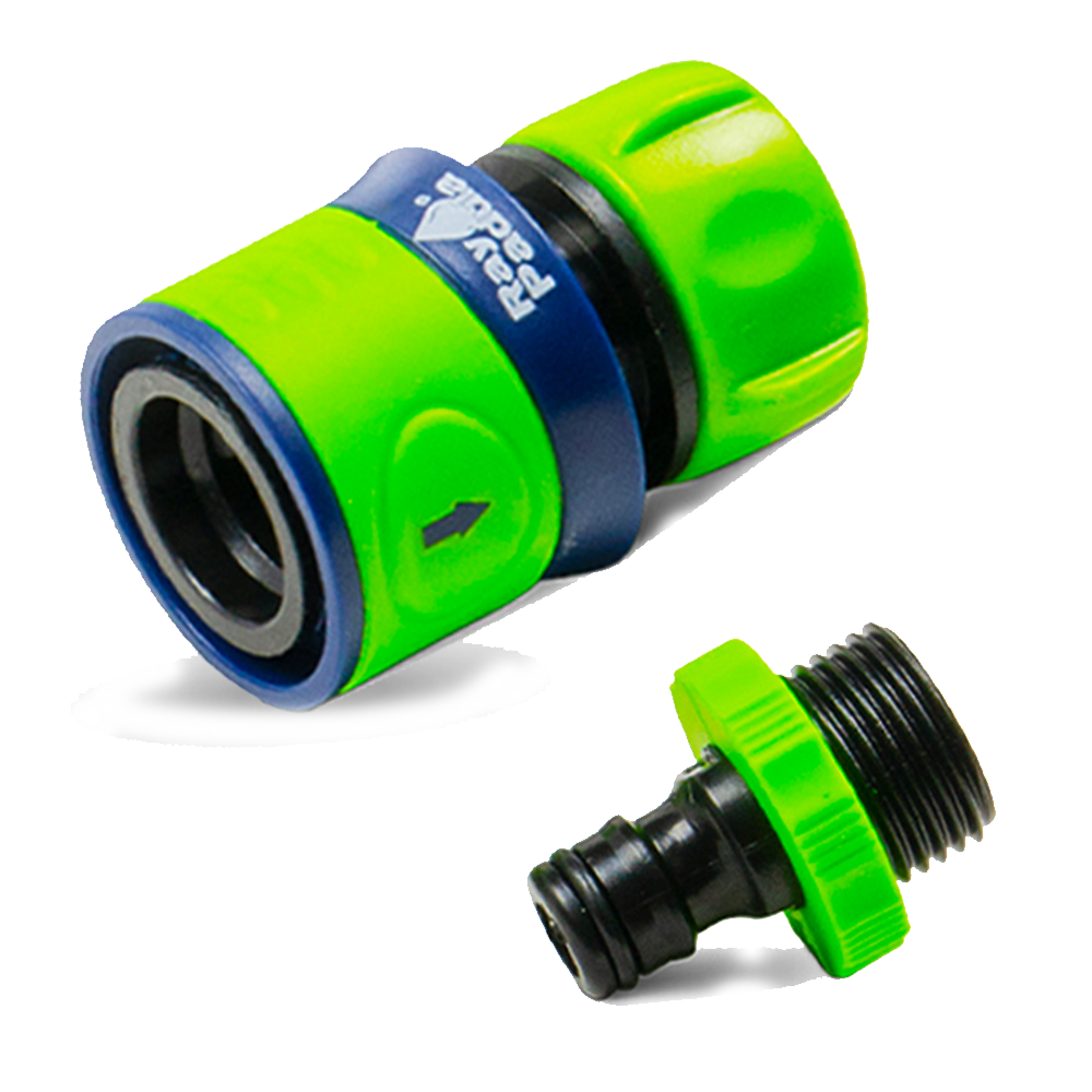 Comfi-Grip Plastic Quick Connect Starter Kit with STOP