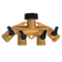 PRO Brass 4-Way Faucet Splitter