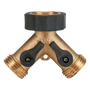 PRO Brass 2-Way Faucet "Y" Splitter
