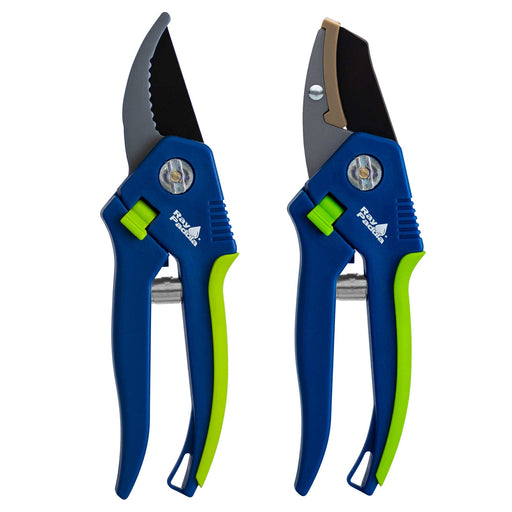 8 in. Resin Comfi-Grip Bypass and Anvil Pruner Set (2-Pack)