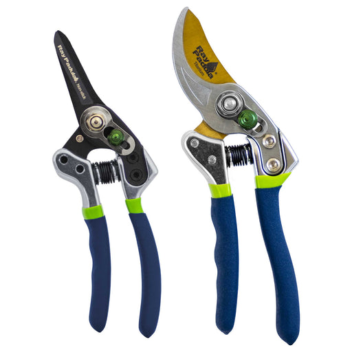 PRO Titanium Forged Bypass Pruner and Forged Precision Snips Set (2-Pack)