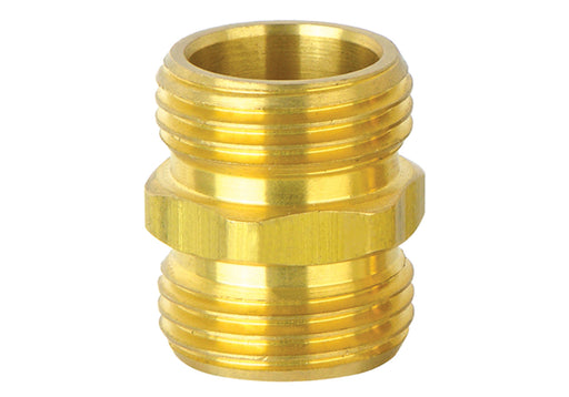 Brass Pipe Converter (double 3/4 in. male NH threads)
