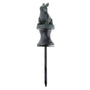 Heavy-duty Ceramic Rabbit Hose Guide with Deluxe Metal Spike