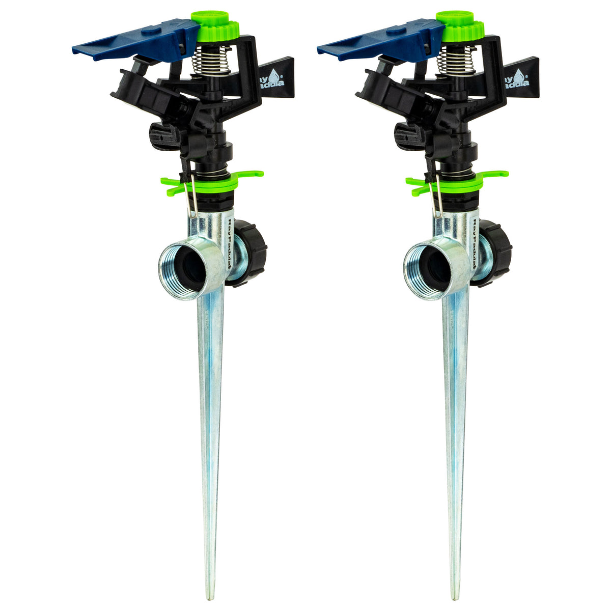 Ray Padula Plastic Pulsating Sprinkler on In-Series Metal Spike (2