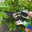 Premium Auto-Open Bypass Pruner and Drop Forged Precision Snips Set (2-Pack)