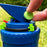 Silent Pulse Gear Drive Sprinkler on In-Series 3-Prong Metal Step Spike
