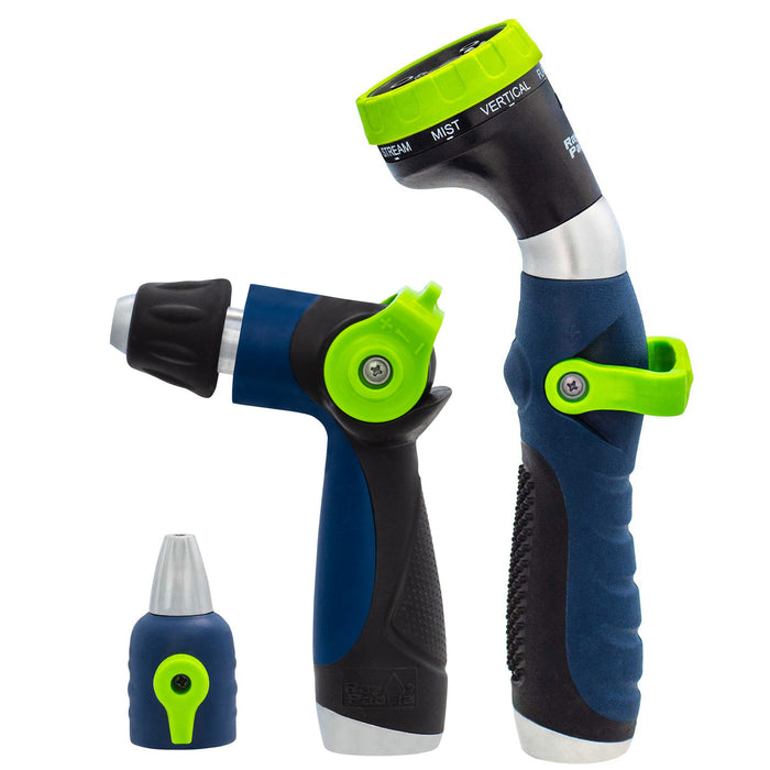 Thumb Control Deluxe 8-Pattern and Adjustable Nozzle with Cleaning Nozzle (3-Pack)