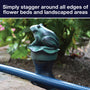Heavy-duty Ceramic Frog Hose Guide with Deluxe Metal Spike