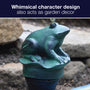 Heavy-duty Ceramic Turtle Hose Guide with Deluxe Metal Spike
