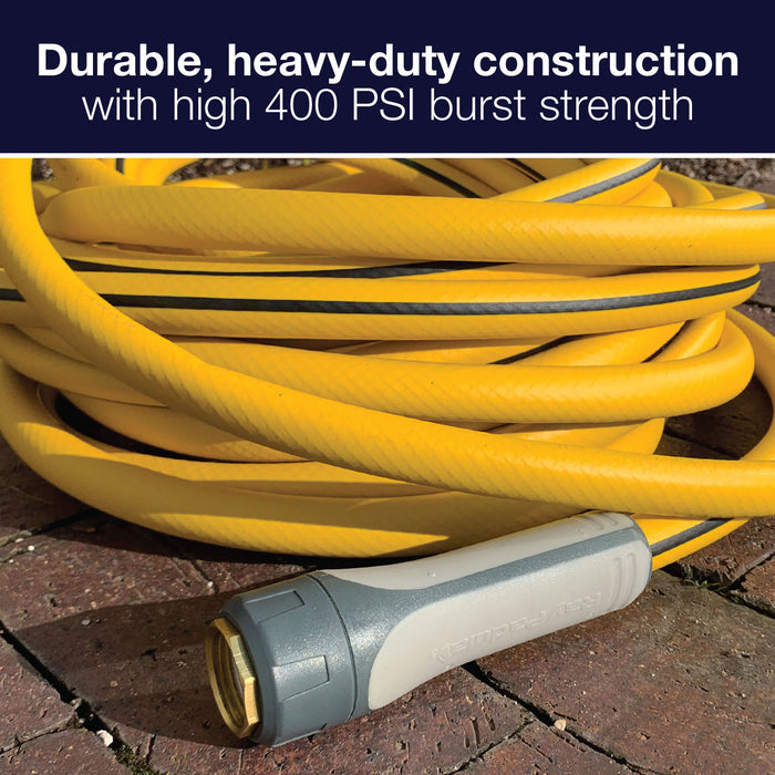 5/8 in. x 100 ft. XtremeFlex Hybrid Polymer Kink Free Ultra-Flexible Hose with Large Swivel Coupling