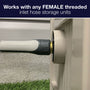 5/8 in. x 6 ft. XtremeFlex Hybrid Polymer Kink Free Ultra-Flexible Leader Hose Reel Hose (Female x Male Threads)