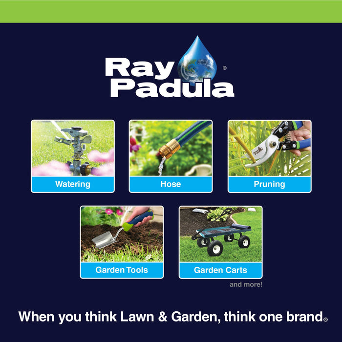 Ray Padula 5/8 in. x 6 ft. XtremeFlex Hybrid Polymer Kink Free  Ultra-Flexible Leader Hose Reel Hose (Female x Male Threads) — Ray Padula  Lawn and Garden